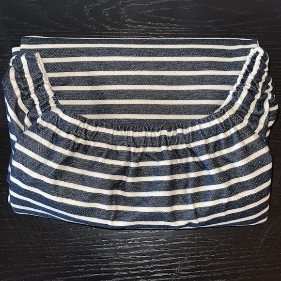 Madewell Stripe Navy Dress - Picture 6 of 6